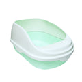 Arenero para gato con tapa blanca 25x55x37cm
