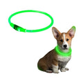 Collar con luz led recargable para perro 40cm