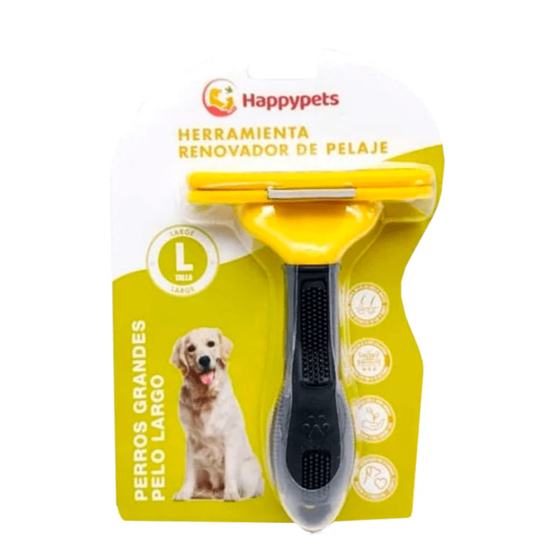 Deslanador Happypet L, para perros grandes pelo largo