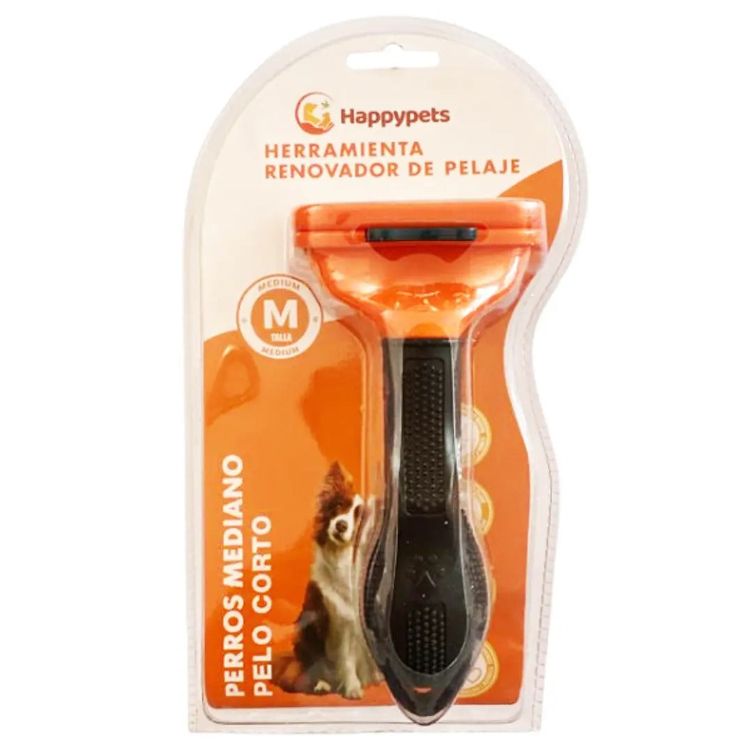 Deslanador Happypet M, para perros grandes pelo corto