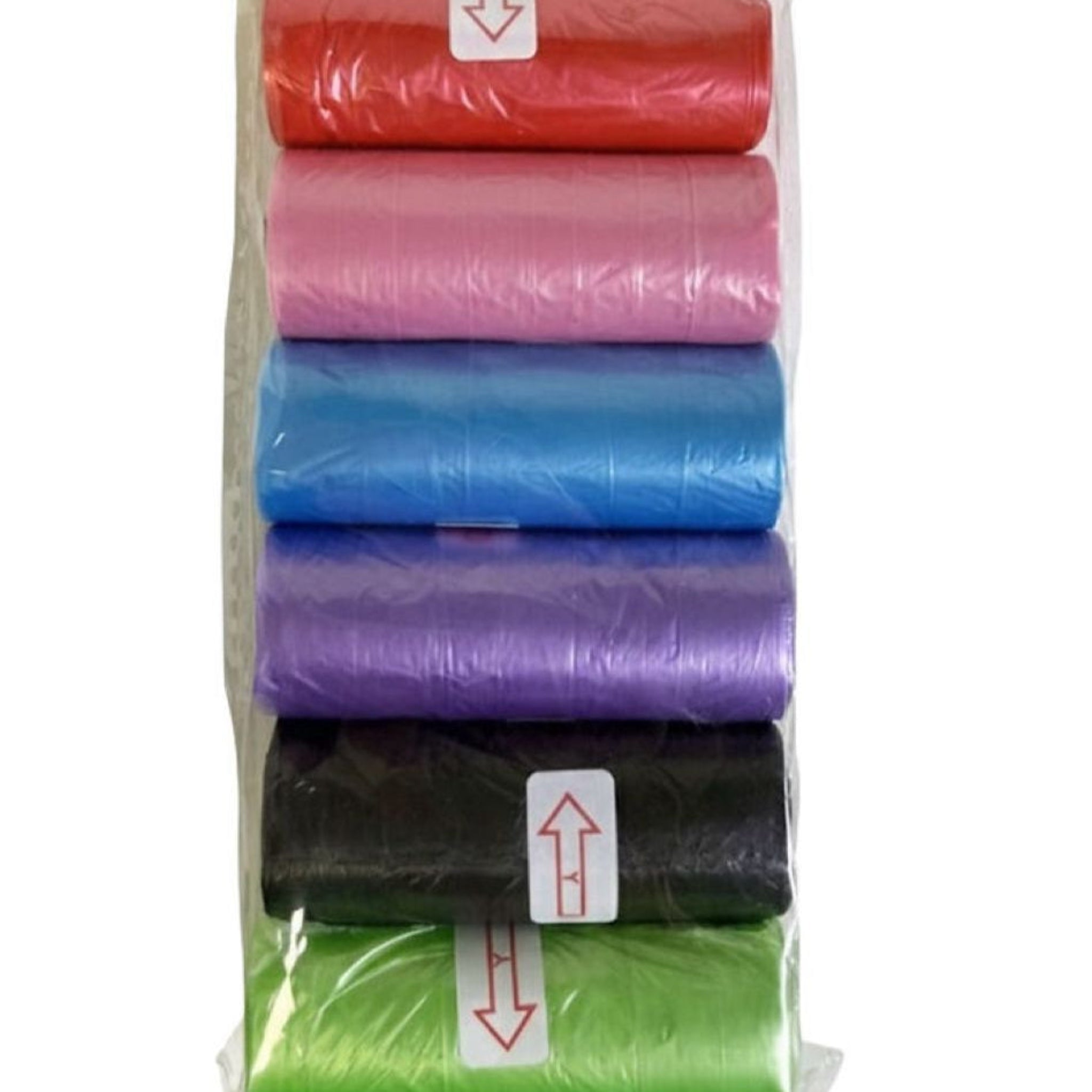 Paquete 6 rollos bolsas desechos perro