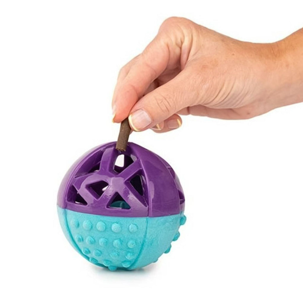 Pelota Texturizada con Cuerda para Perros